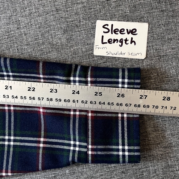 Dixxon Torrance Plaid Long Sleeve Shirt - Men's Size S - Blue - Picture 6 of 8